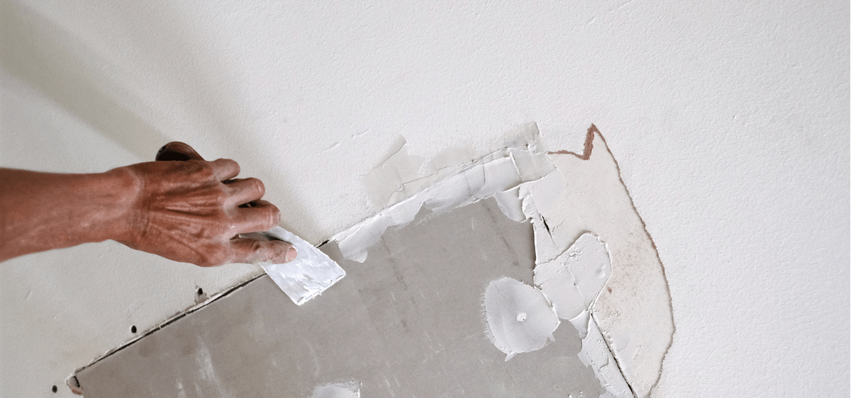 Drywall Repair Patching Wall Home Improvement Blog Feature Image - Drywall Tips