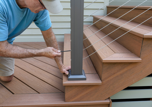 Inspect railings and steps